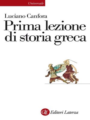 cover image of Prima lezione di storia greca